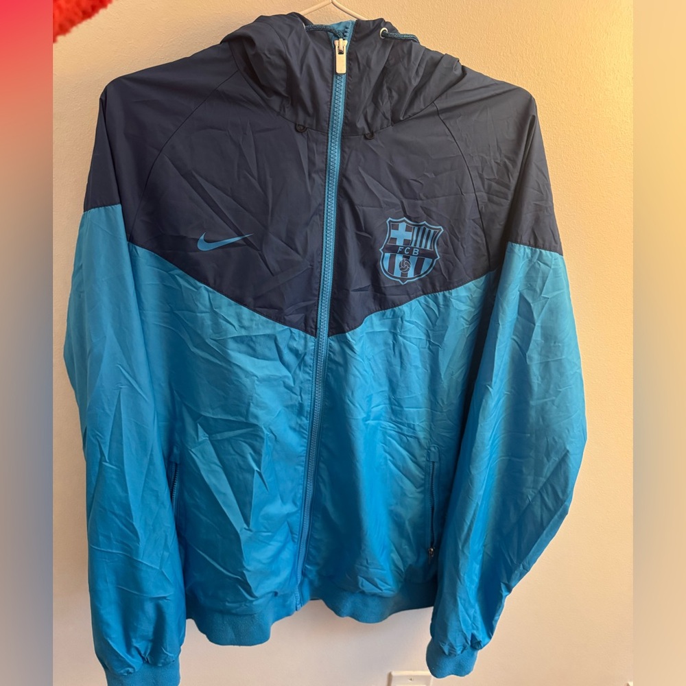 Nike Men's MAN CITY Two-Tone Blue Windbreaker